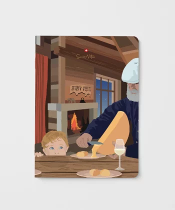 Carnet de notes Carnet Raclette Swiss-made, cadeau suisse parfait